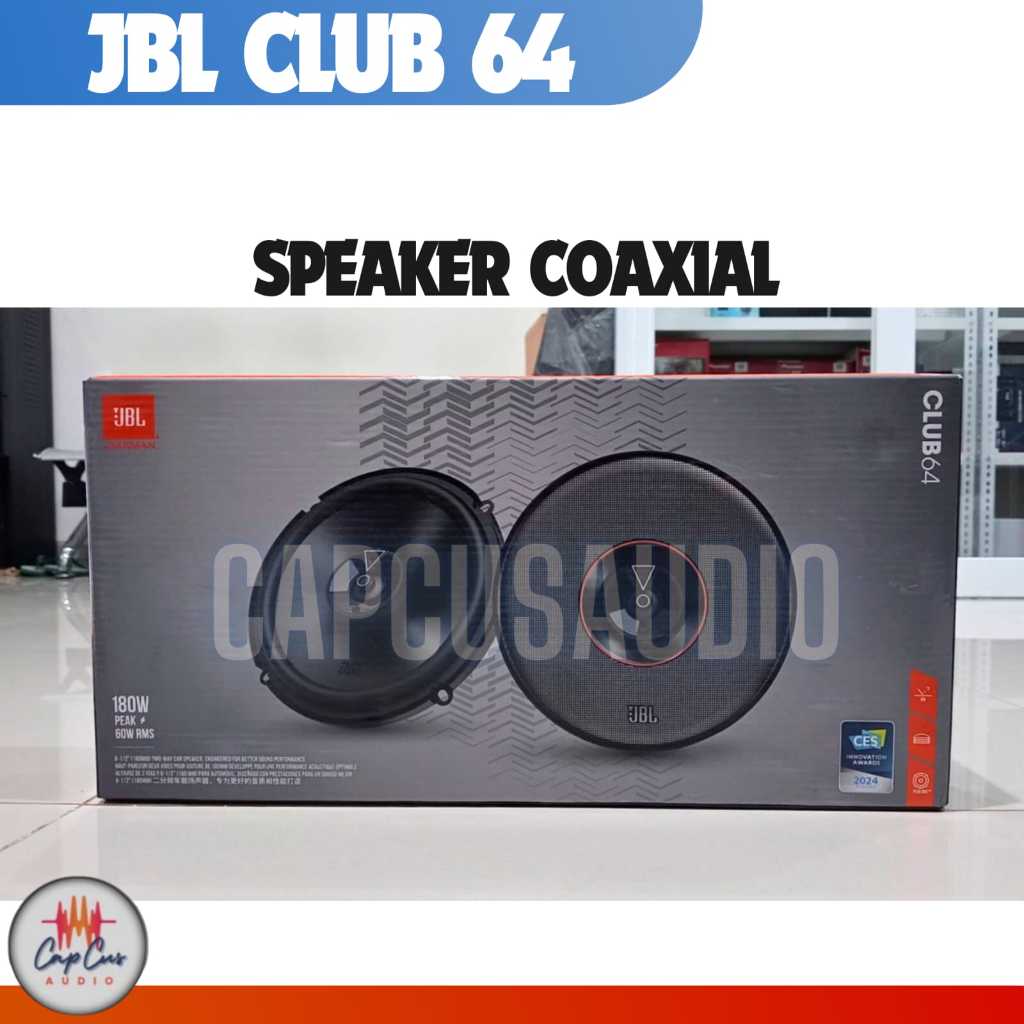 JBL Club 64 Speaker Coaxial 2-way 6,5inch MidBass Built in tweeter