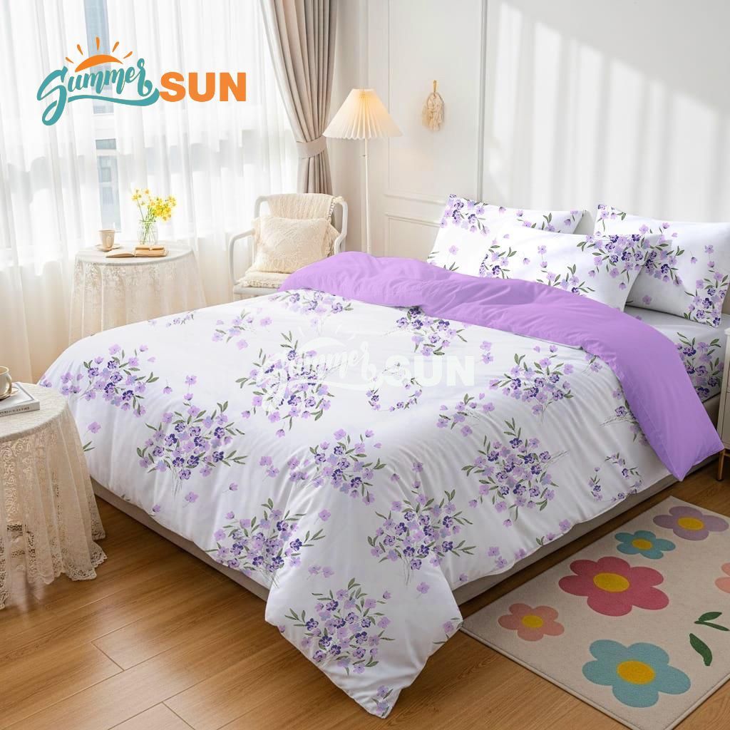 Bed Cover Set Felety Mix Lavender- Summersun09
