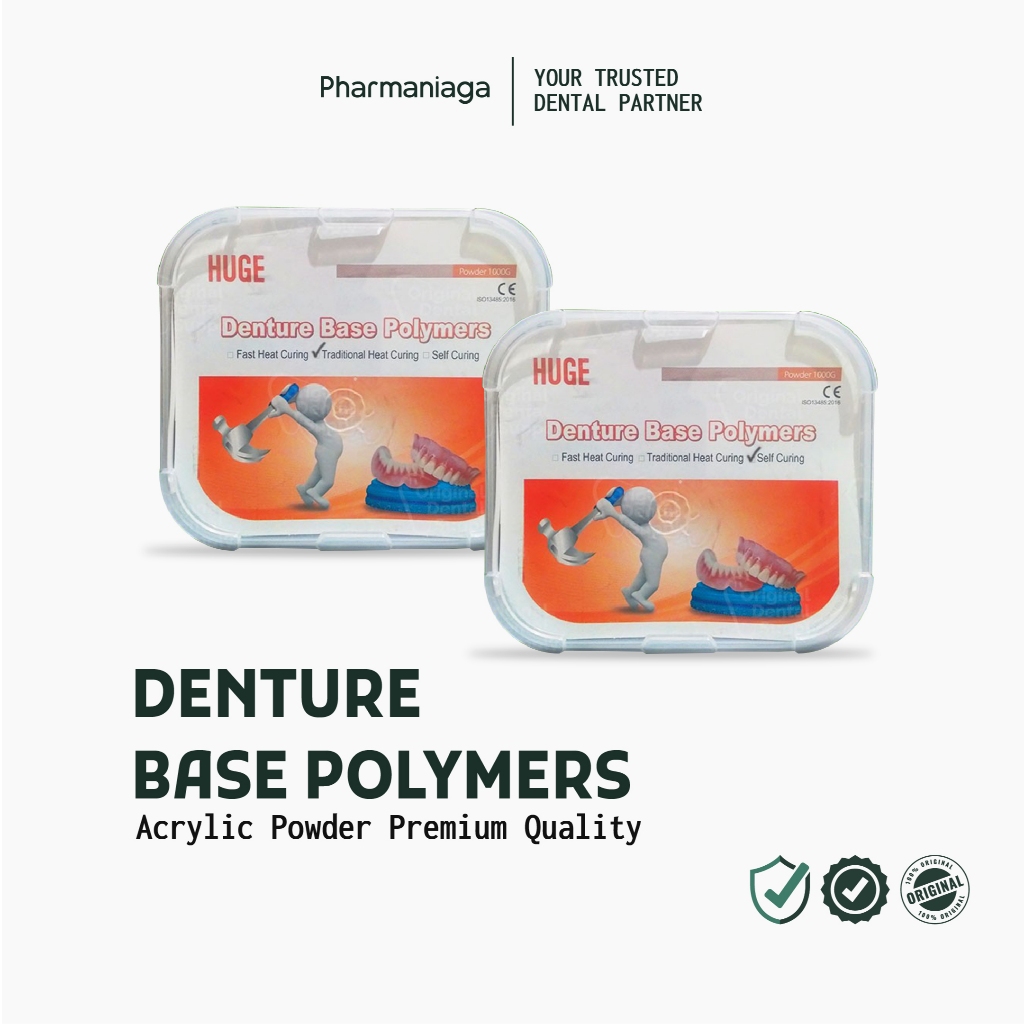 Pharmaniaga - Huge Dental Powder Denture Base Polymers 1Kg