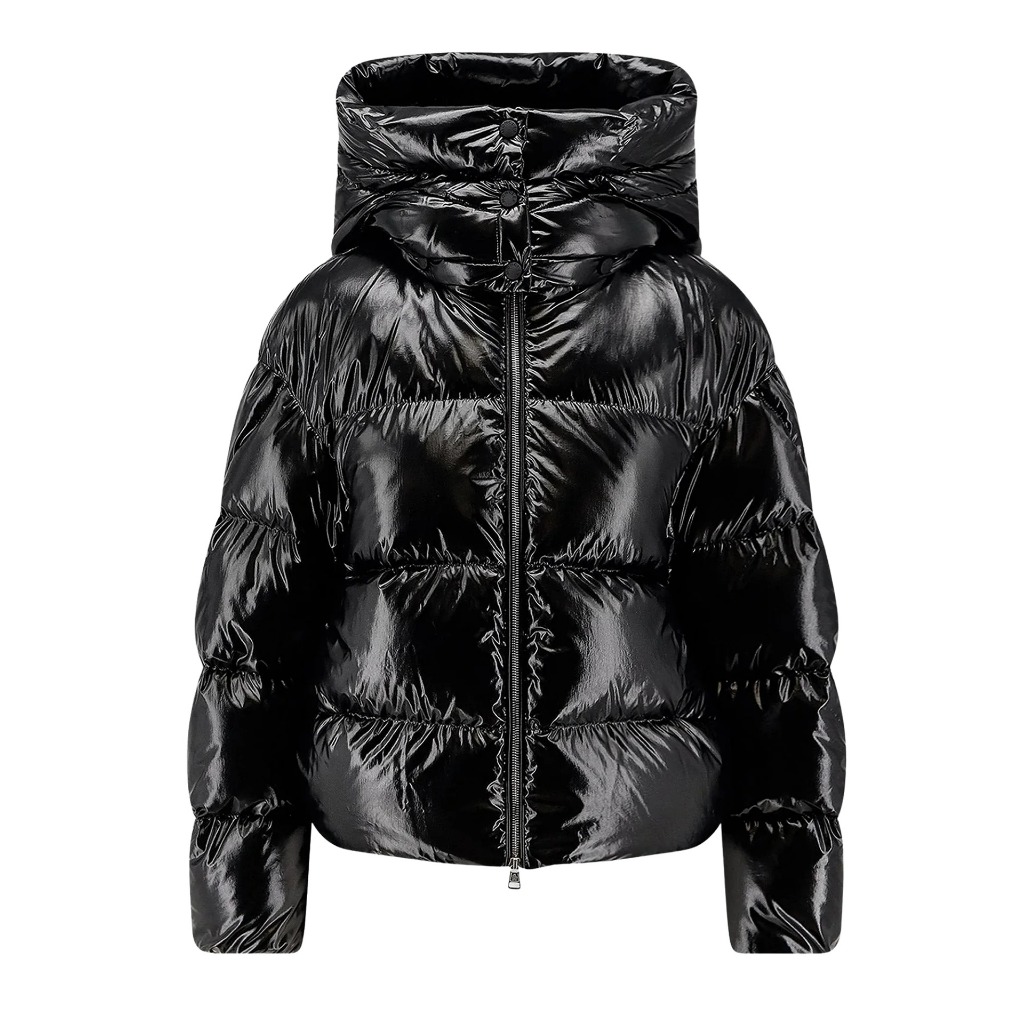 X EE72 by edward enninful lothar hooded short down jacket