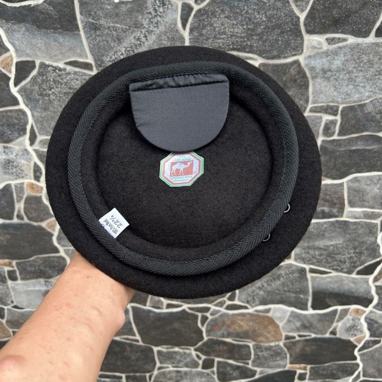 Baret Camel Wool TNI Original - Coklat Polisi Sabhara