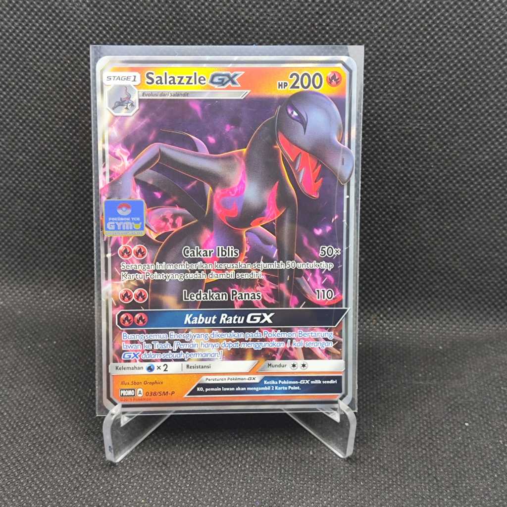 Pokemon Indo Salazzle GX Promo 038/SM-P