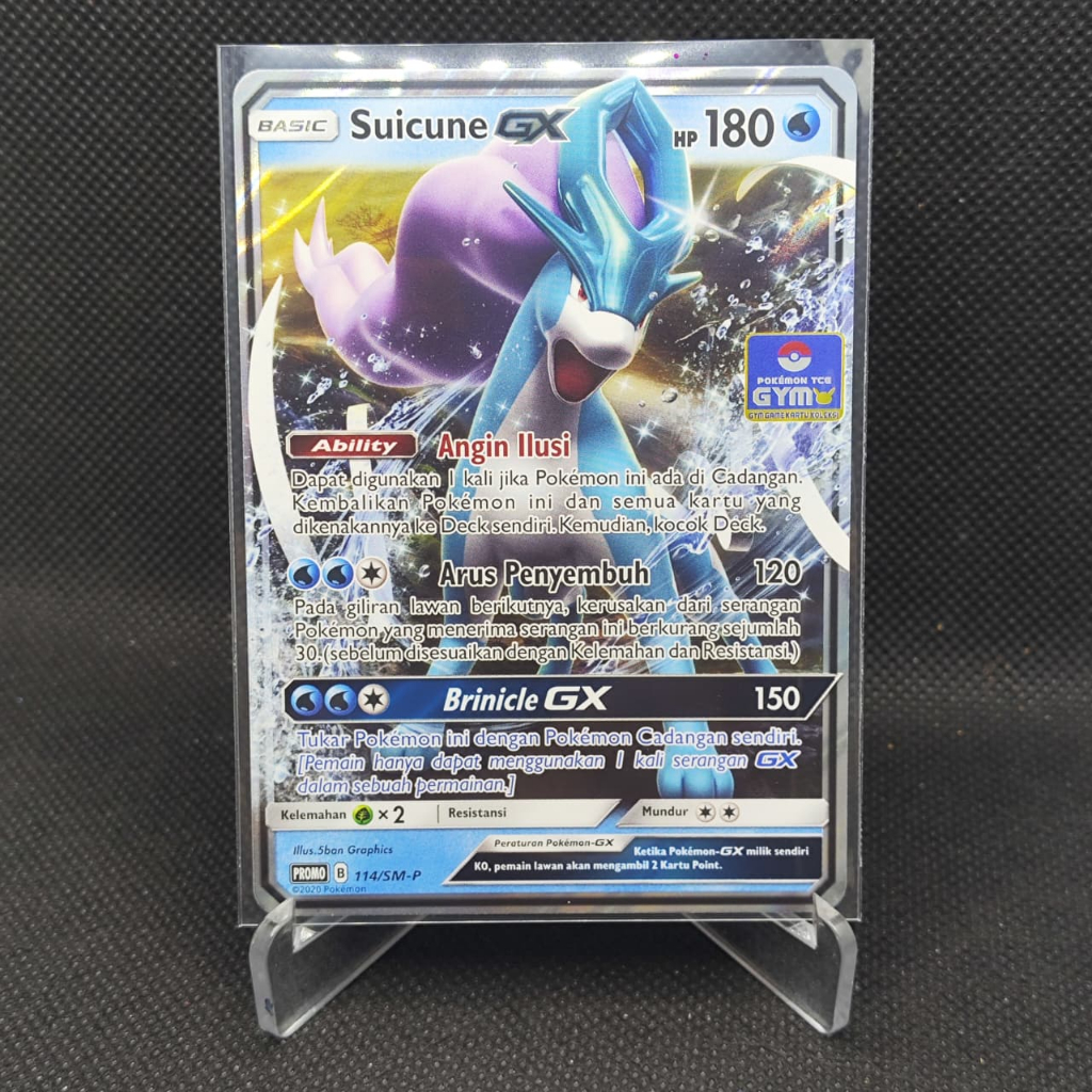 Pokemon Indo Suicune GX Promo 144/SM-P
