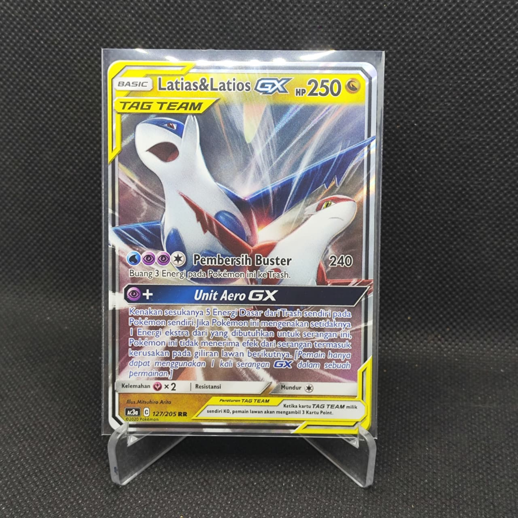 Pokemon Indo Latias&Latios GX Ac3a 127/205 RR