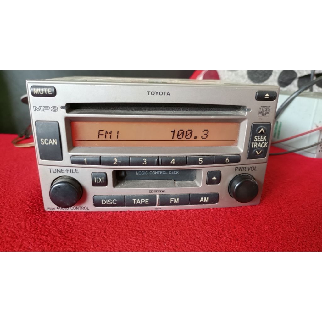 head unit Double din bawaan Terios rush lama old Avanza Xenia lama old original second minus