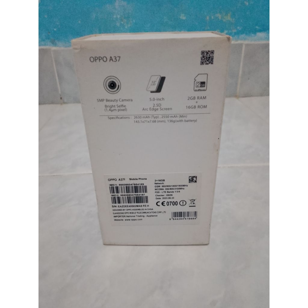 (SECOND) KOTAK OPPO A37