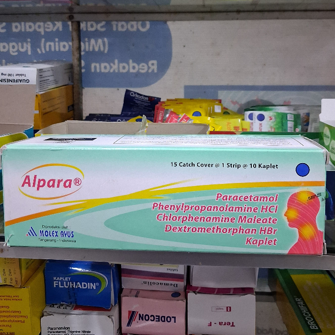ALPARA Obat Batuk Pilek 1 Strip 10 Tablet Membantu Mengatasi Gejala Flu