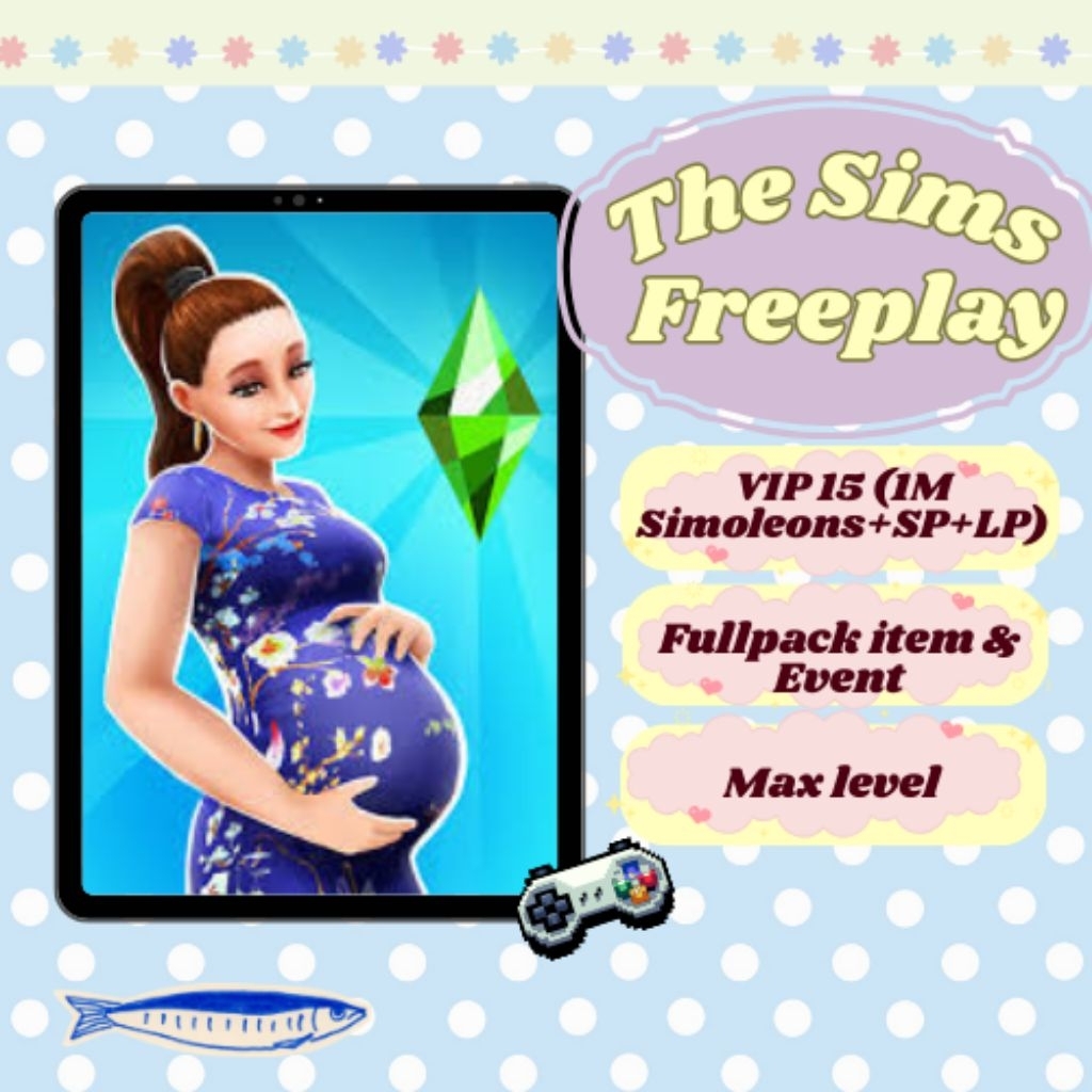 The Sims Freeplay (SAVE DATA) FULL ITEM VIP 15 UNLIMITED MONEY COMPLETE EVENT