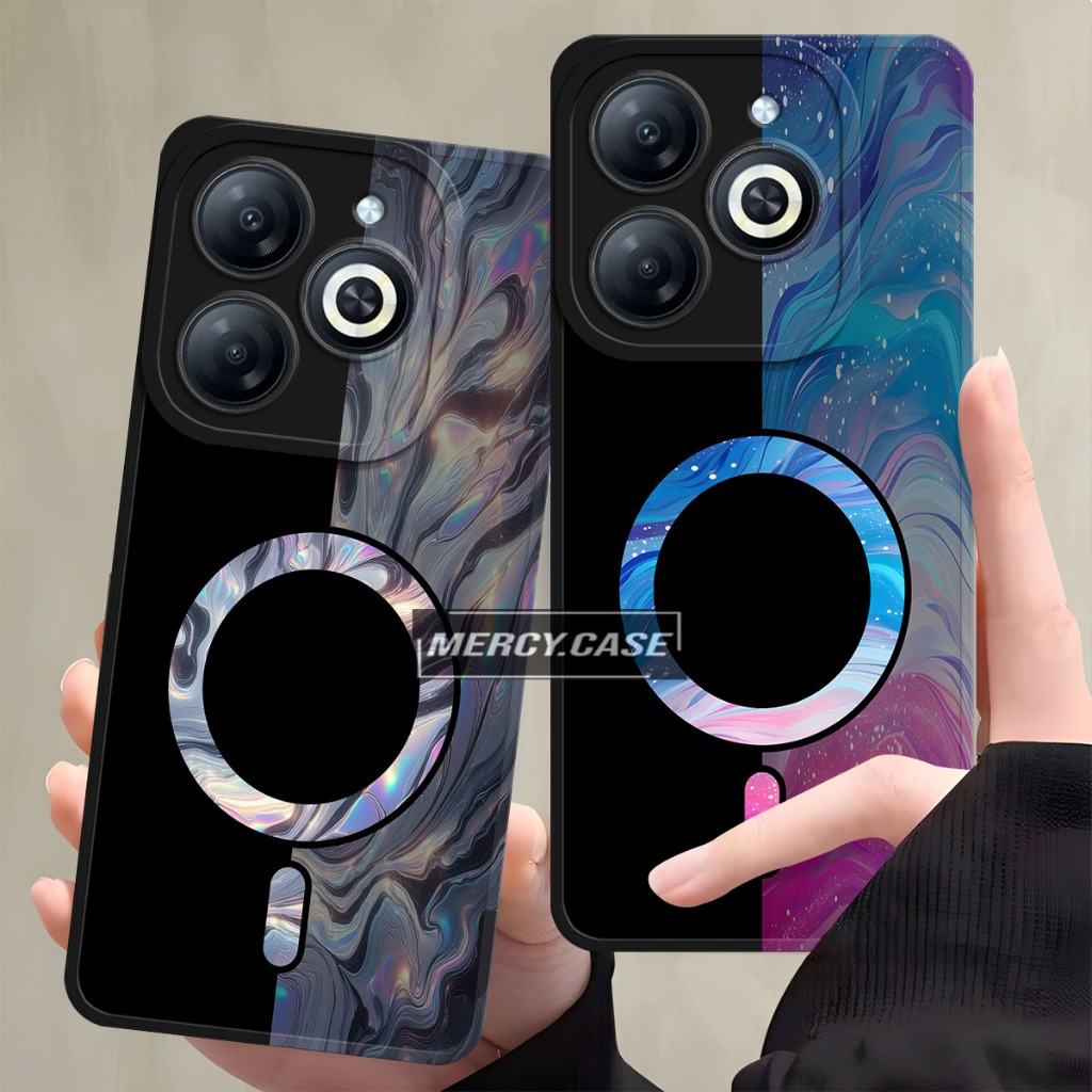 [MRC] Casing HP Infinix Smart 8 Smart 8 Pro Hot 40i Tecno Spark 20 20C Itel P55 4G Case Procamera Si