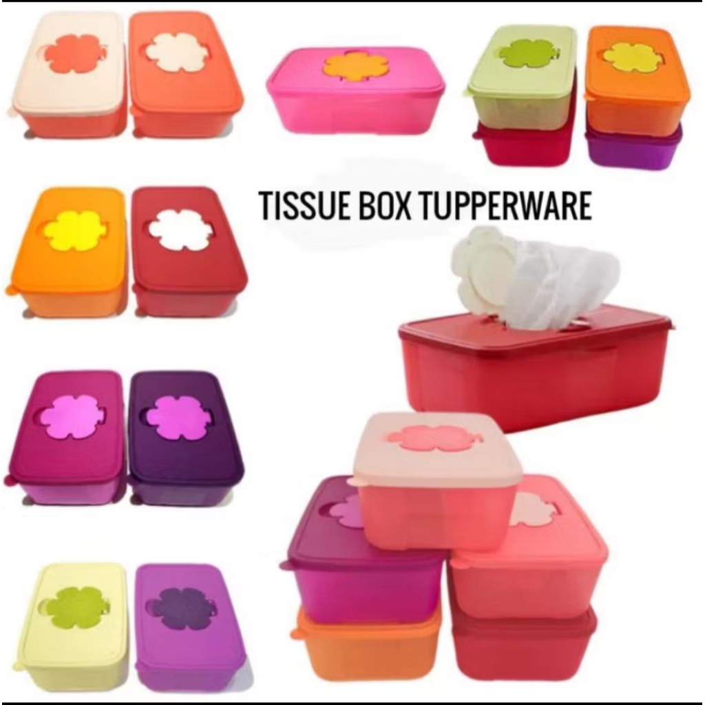 Tisu Box Small n large  Tupperware ORI dan New