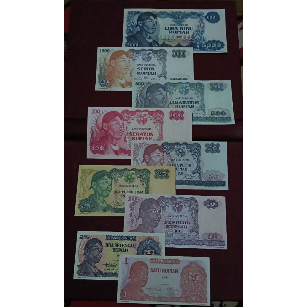 Uang Indonesia REPRO Seri Jendral Sudirman THN 1968