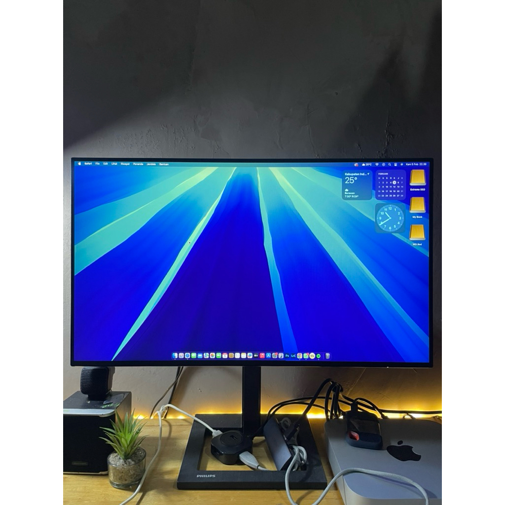 Monitor Philips 242e2Fe 24 inch Fullset Box Minus