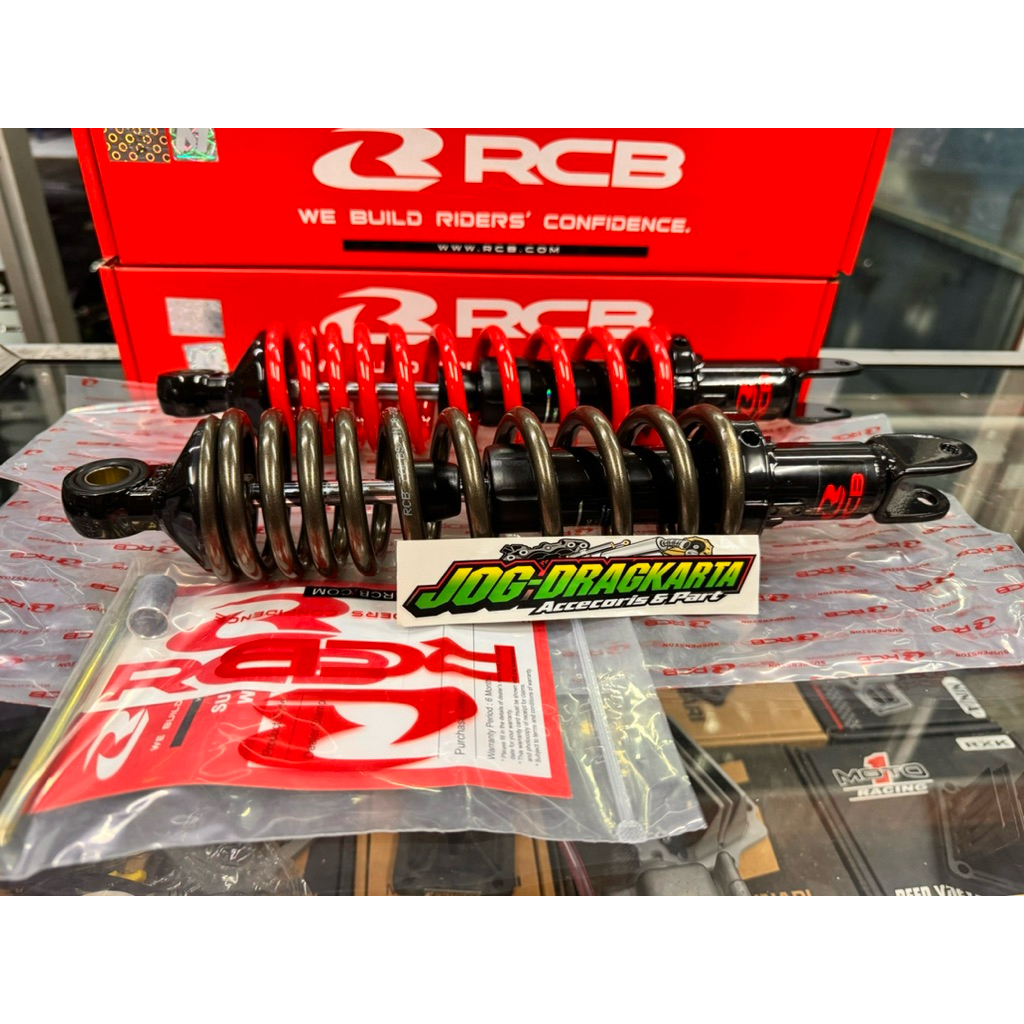SHOCKBREAKER BELAKANG RCB NEW A3(330MM) VARIO 125 VARIO 150 ALL BEAT SERIES ORIGINAL RCB RACING BOY