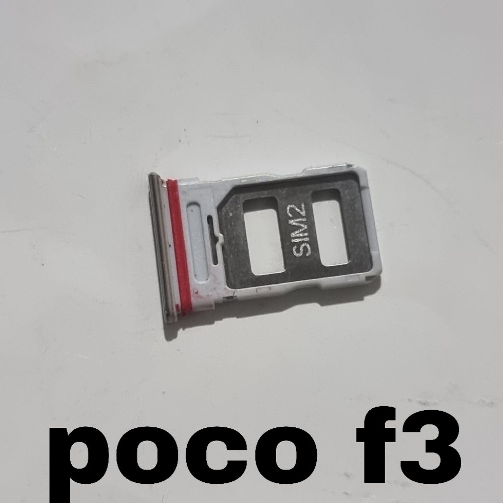 SIMTRAY POCO F3 ORI COPOTAN MINUS ADA PATAH KECIL