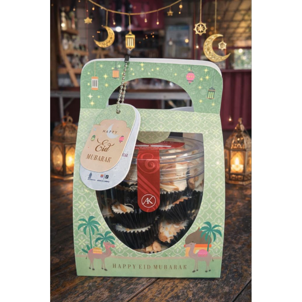 HAMPERS SATUAN ISI KUE ALMOND MILK COOKIES TOPLES TABUNG 250g