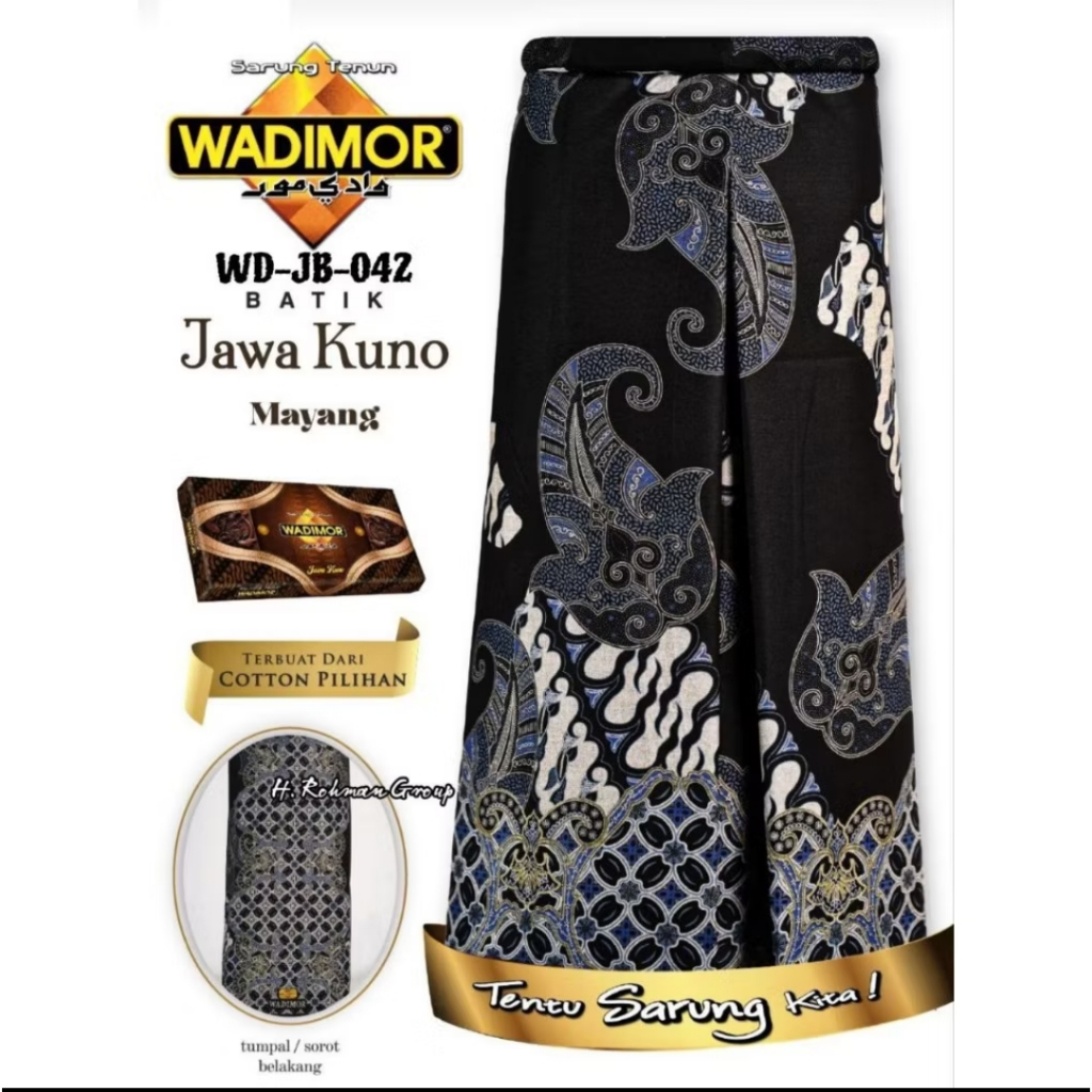 Promo Sarung Wadimor Premium Batik Black Series 2025
