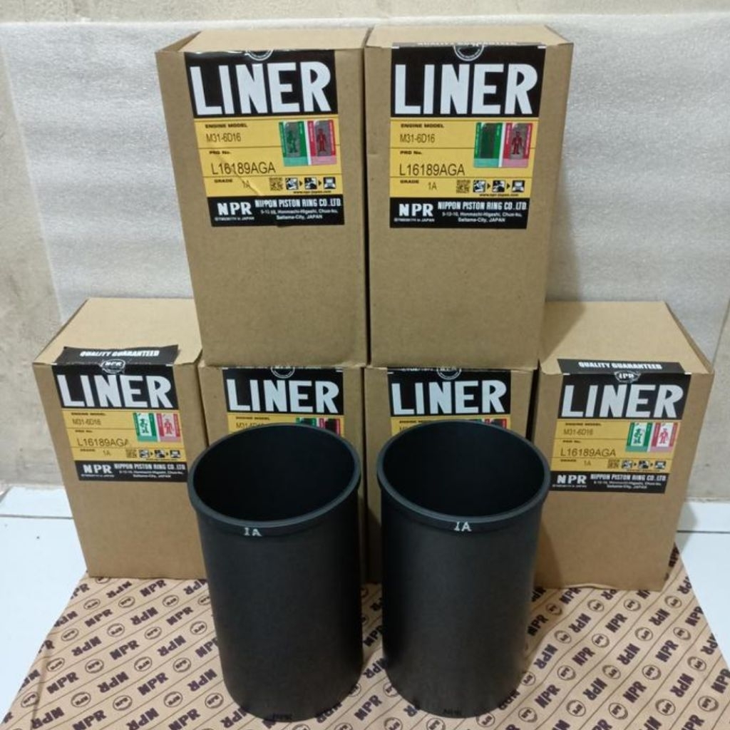 LINER BORING MITSUBISHI FUSO GANJO 6D16T PS220 /L16189AGA/NPR JAPAN