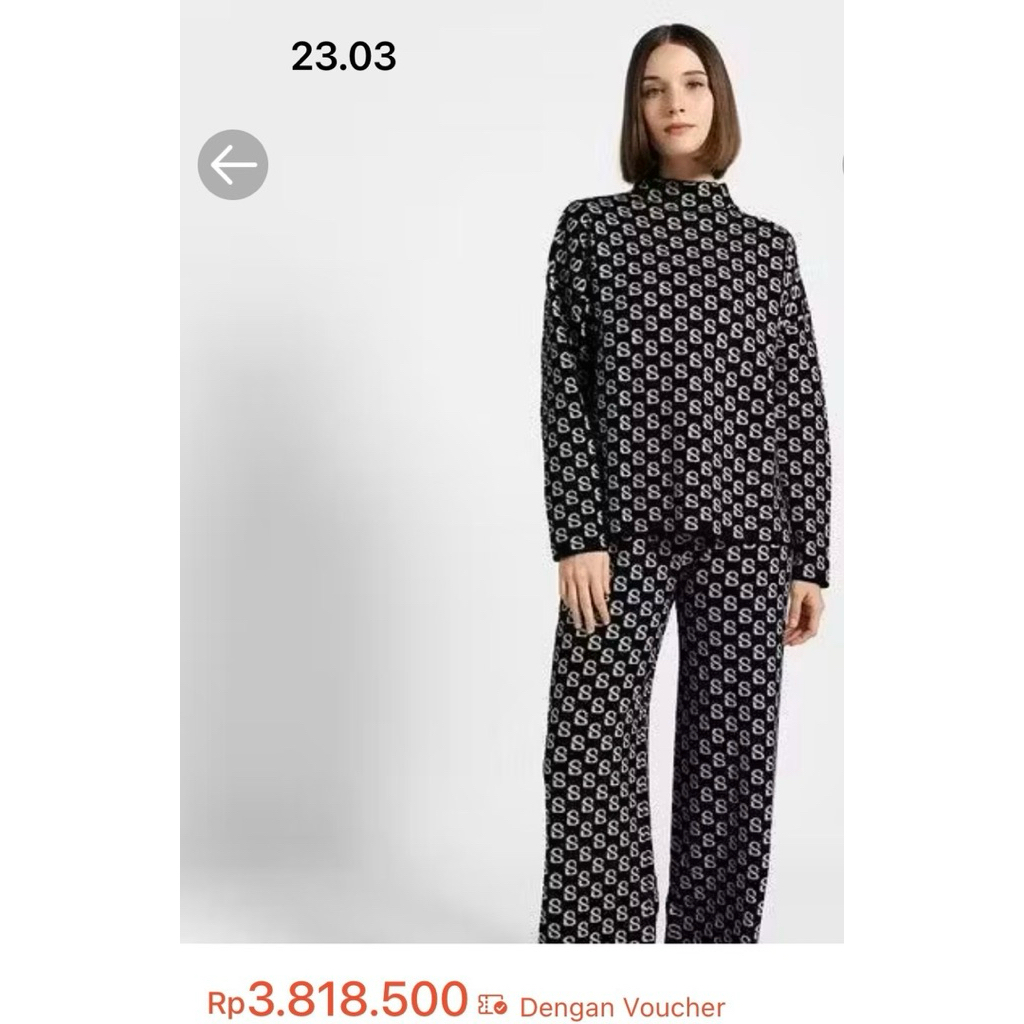 set sweater buttonscarves