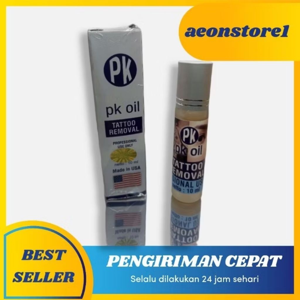 Obat Penghilang Tato dan Sulam Alis PK Oil - Cepat, Aman, Praktis