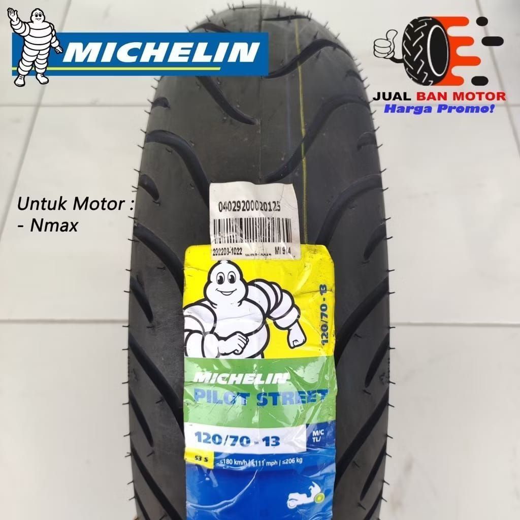 BAN depen MOTOR YAMAHA NMAX UK 120/70 RING 13/ BAN MOTOR YAMAHA NMAX MEREK MICHELIN