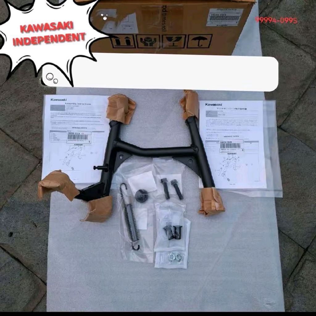 TERMURAH STANDAR TENGAH STANDAR DUA SET ASSY VERSYS 250 ORIGINAL