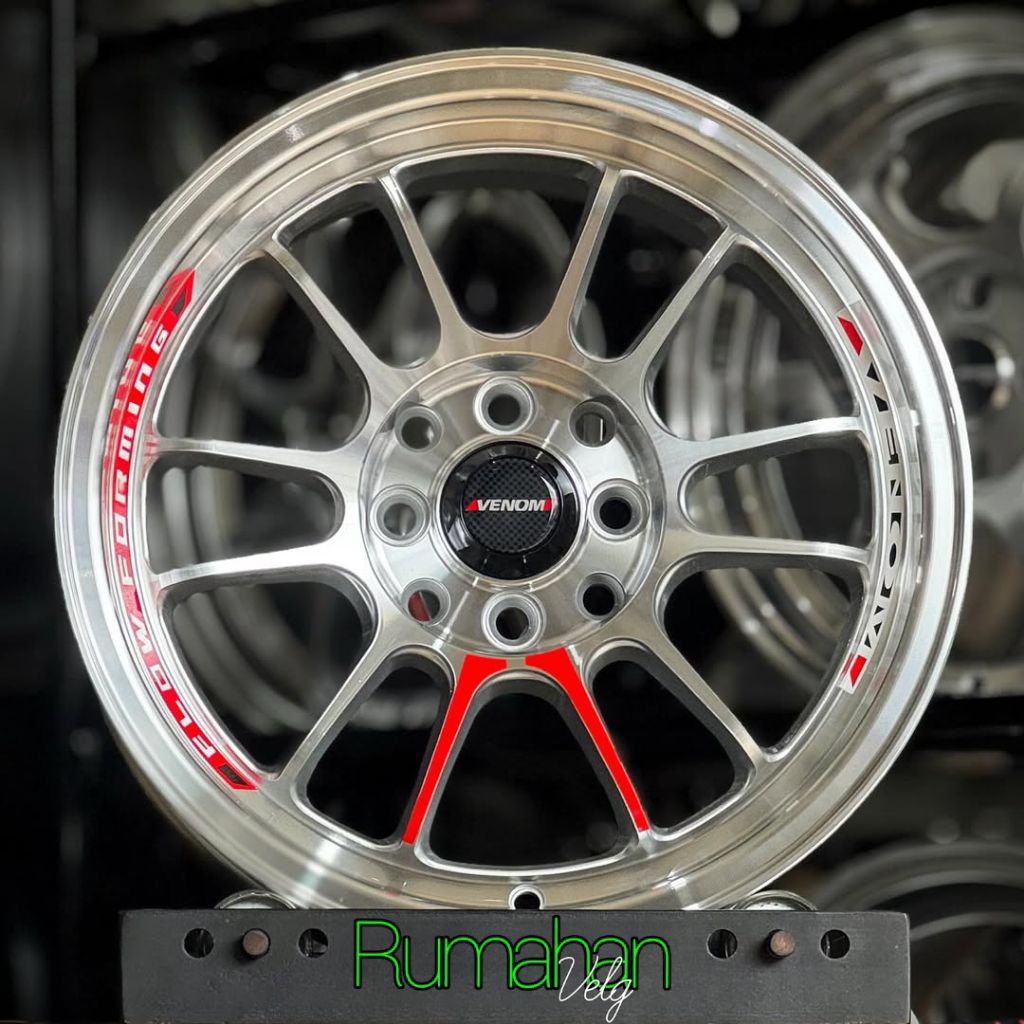 velg venom flow forming ring 15 lebar 7 et 38 velg racing r15 avanza Xenia velg mobil ring 15 velg S