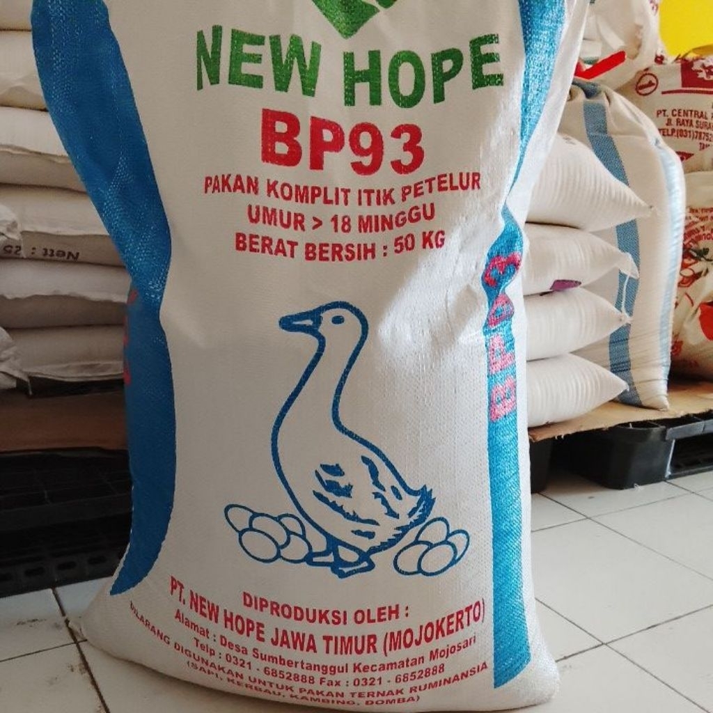 BP93 New Hope Pakan Bebek Petelur Produksi 1 KG