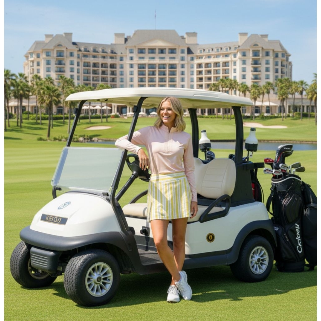 Tori Golf Atasan Olahraga Wanita Lengan Panjang - Kaos Golf Tennis Casual Premium