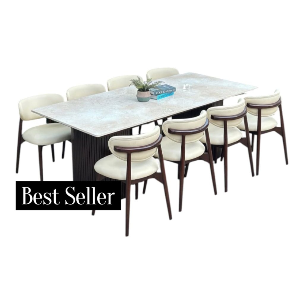 set meja makan minimalis modern