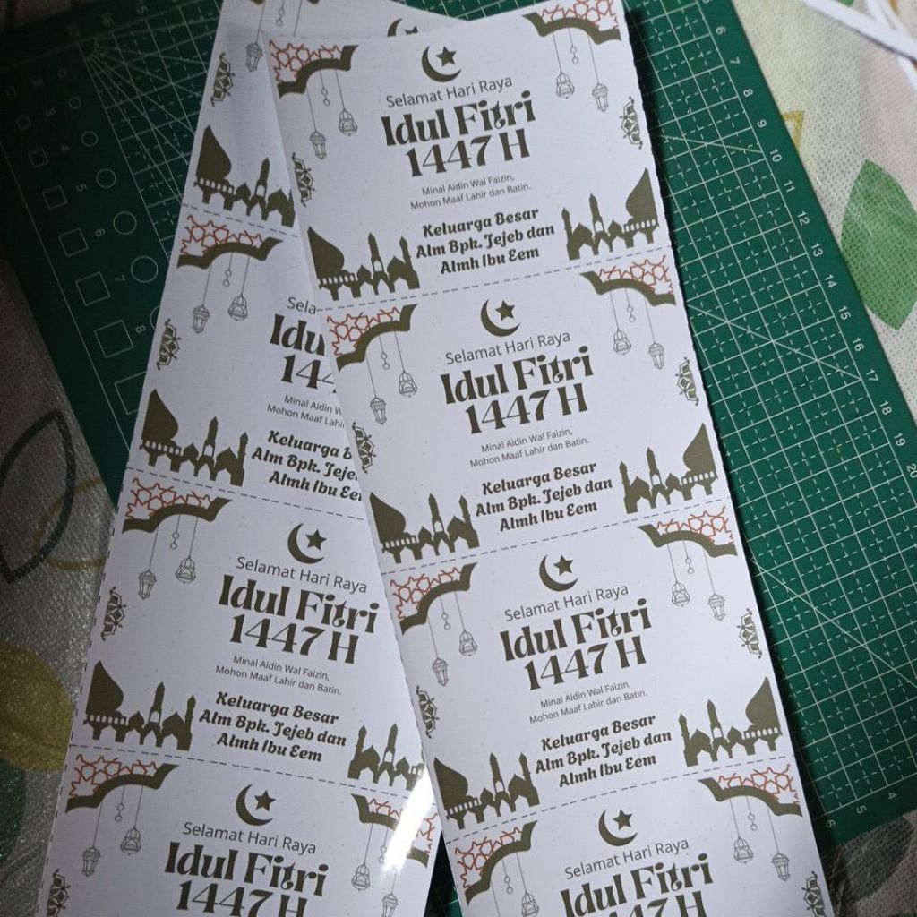 Stiker Ucapan Idul Fitri