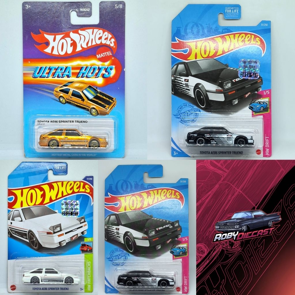 Hot Wheels Toyota AE86 Sprinter Trueno
