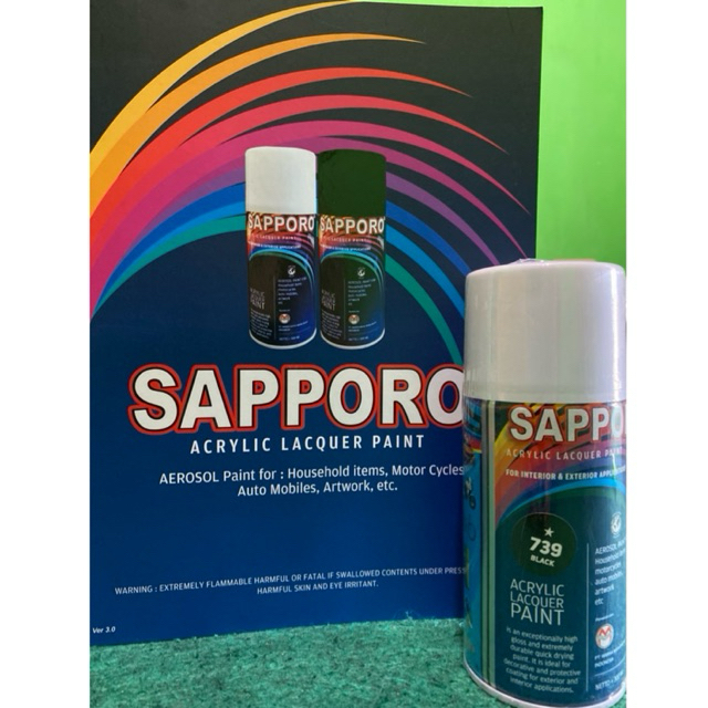 Pilox sapporo Hitam glosy/Black739 300ML