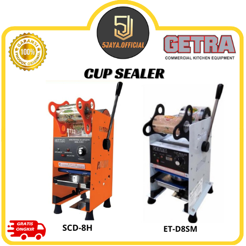 Cup Sealer GETRA - SCD8H / ETD8SM Mesin Press Cup GETRA