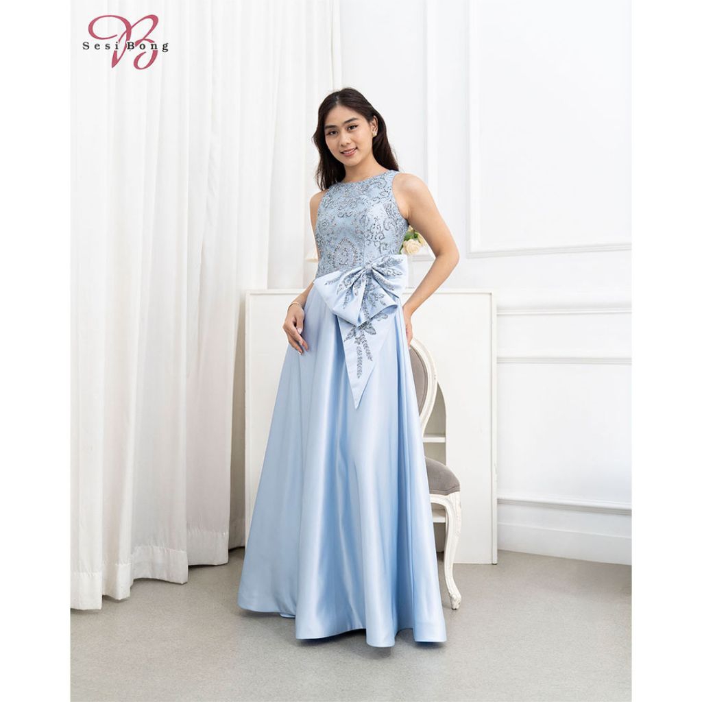 Gaun Pesta 1701 Dusty Blue