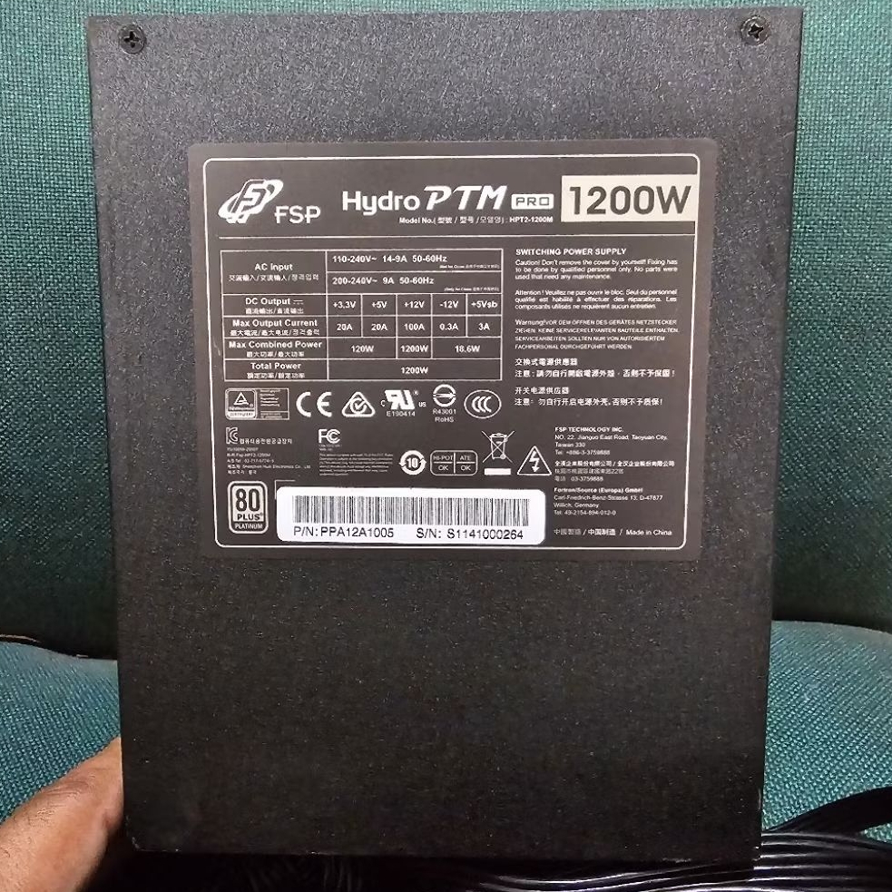 PSU FSP HYDRO PTM PRO 1200W 80 PLUS PLATINUM