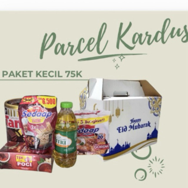 Parcel kardus sembako