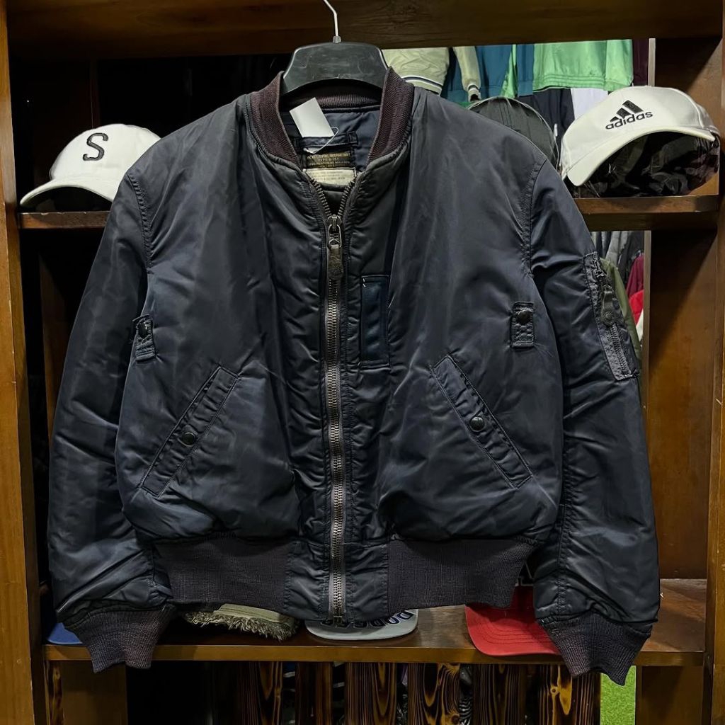 Boomber Jacket vinteg ALPHA INDUSTRIES  B-15C Mod Flight  US FORCE size XL