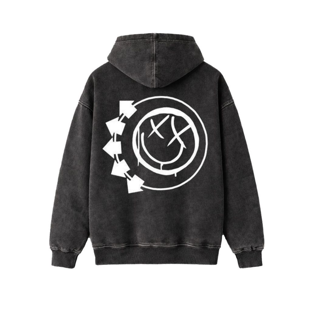 Psycho Crucify "Blink 182" Stone Wash Hoodie | Washing | Jaket | Hoodie Band | Hoodie Blink 182