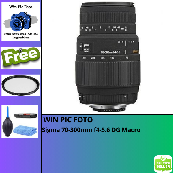 Lensa Sigma 70-300mm f4-5.6 DG Macro / sigma 70-300 for canon