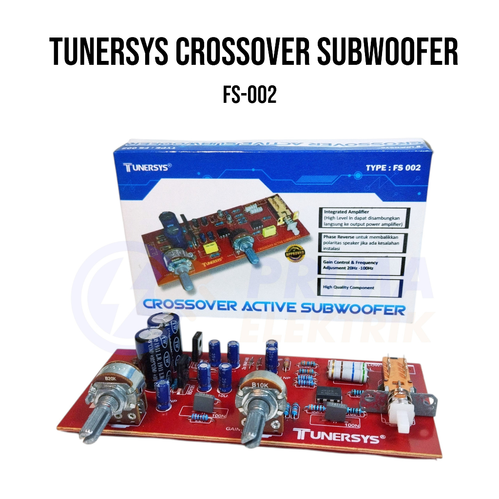 Kit Tunersys Crossover Active Subwoofer - Modul Filter Subwoofer FS-002