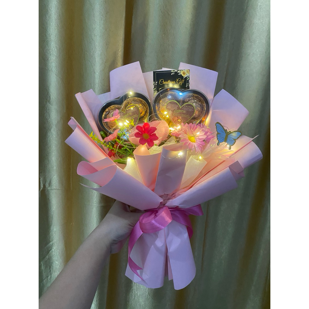 BUKET BUNGA COKLAT VALENTINE MEDAN