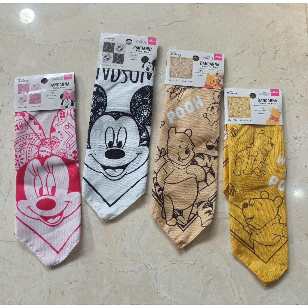 Original Daiso Jepang - Bandana Karakter Disney