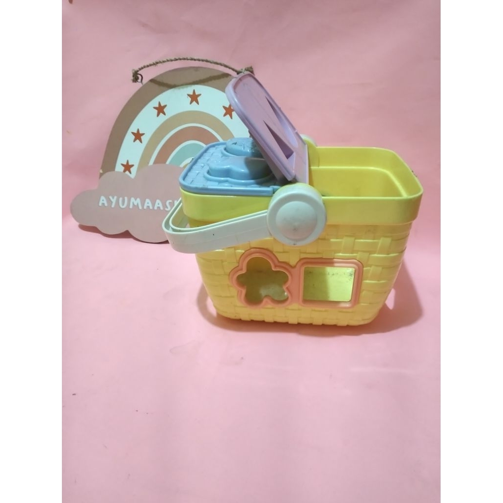 mainan keranjang masakan preloved