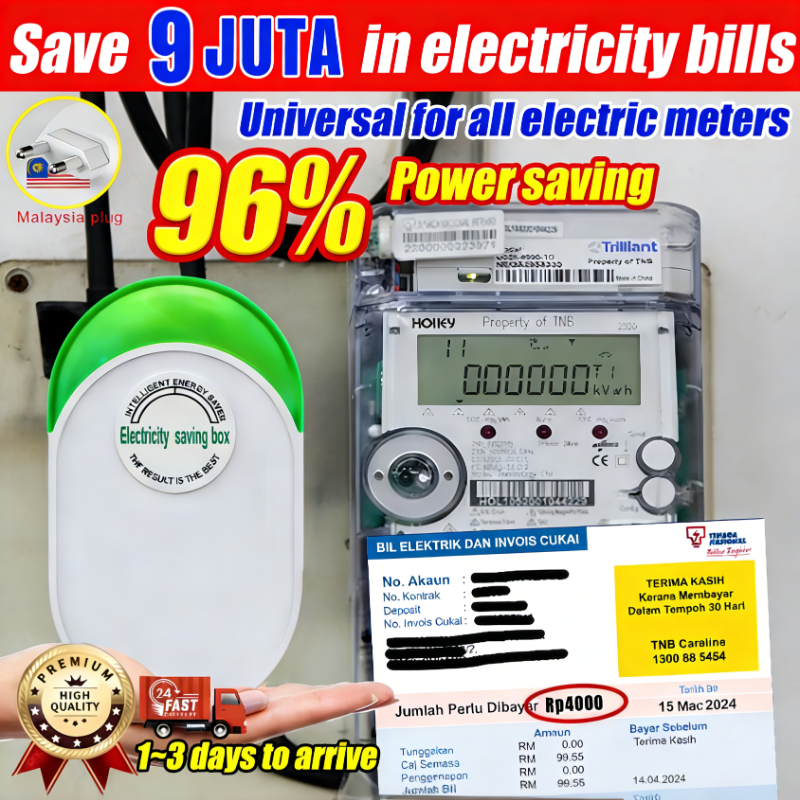 penghemat daya listrik Hemat Daya 90% Alat Penghemat Listrik Colokan rumah murah Token Meteran Power