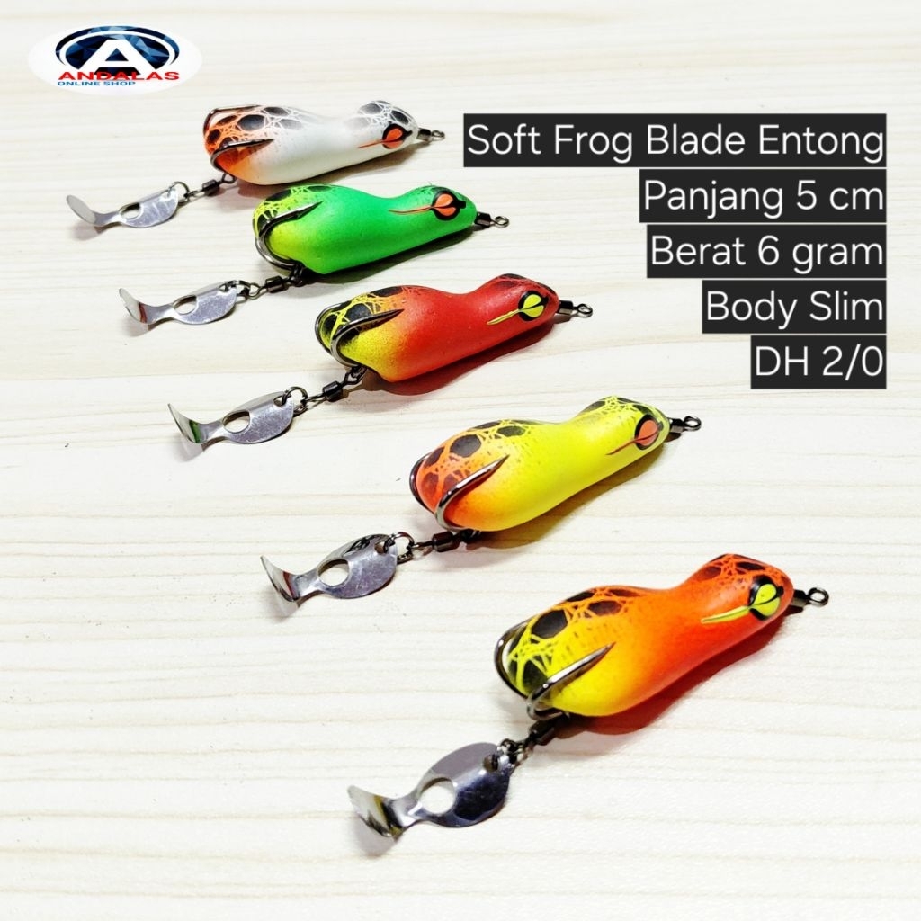 Soft Frog Entong Body Slim Panjang 5 cm