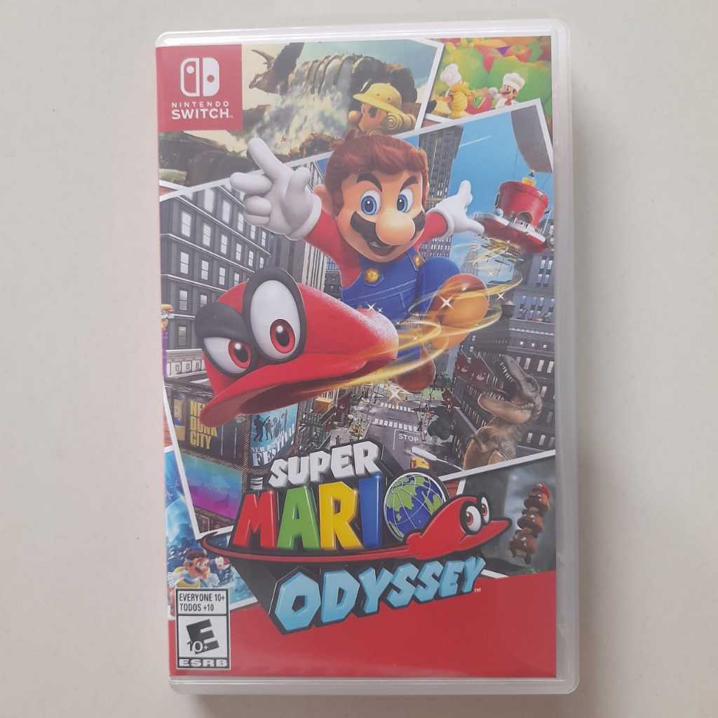 Nintendo Switch Mario Odyssey Kaset Fisik Cartridge Prelove
