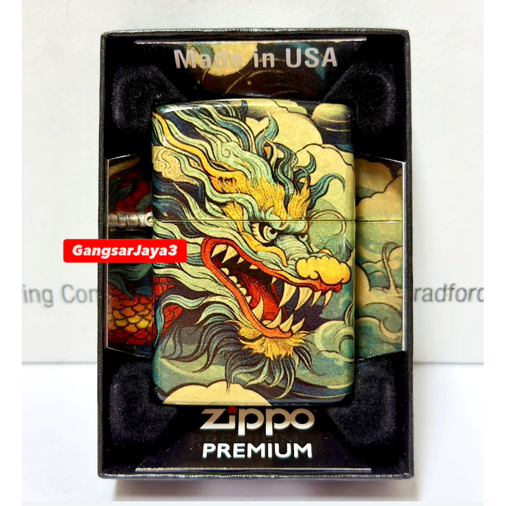 korek zippo original USA 46705 Dragon design