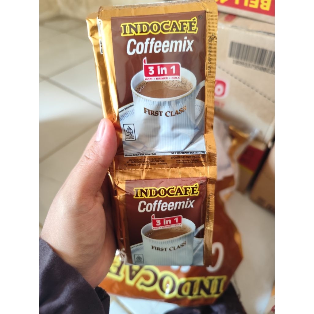 kopi indocafe mix 1 rencengan