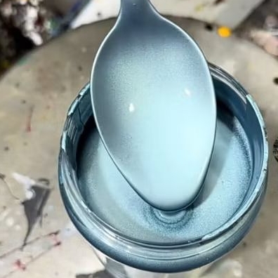 CAT PU SILVER  MINT BLUE GREEN | CAT MOTOR | CAT MOBIL | CAT AUTOGLOW | CAT AUTOMOTIF |