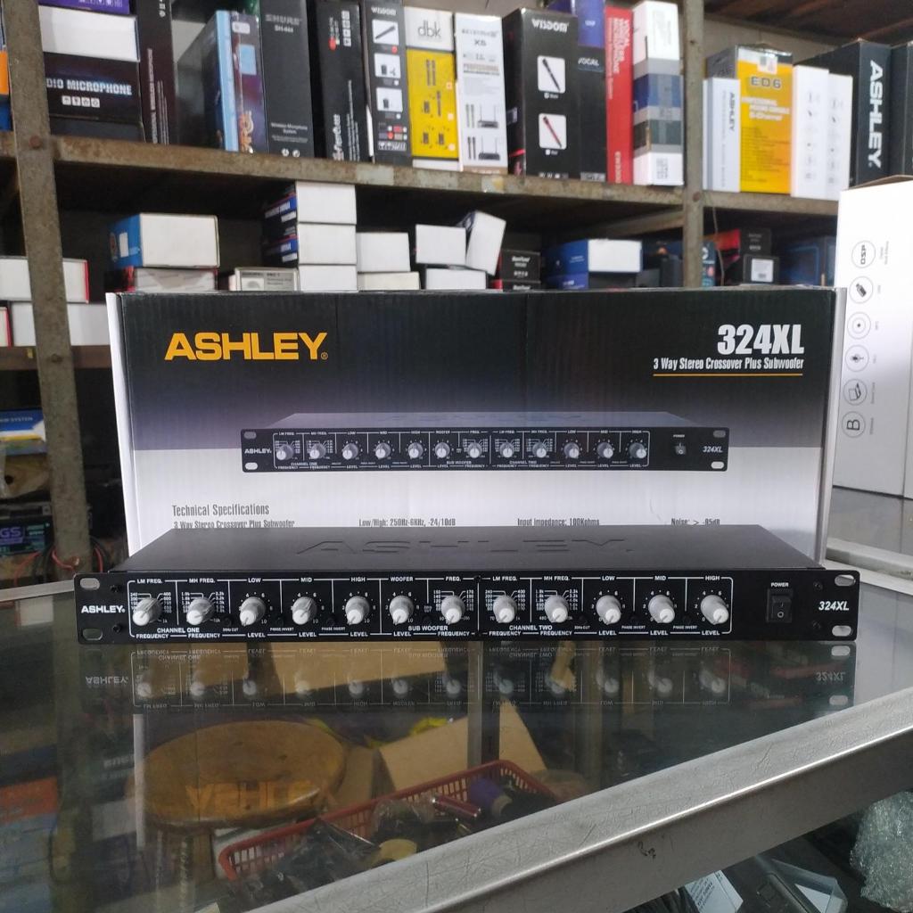 Crossover Aktif Ashley 324XL 324 XL Cross Aktif Ashley 4 Way plus 1 Subwoofer Original Garansi Resmi